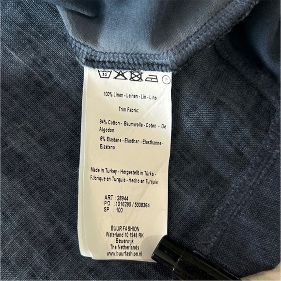 Yest UK Linen Pocket Skirt w/Stretch Panels - Picture 12 of 12